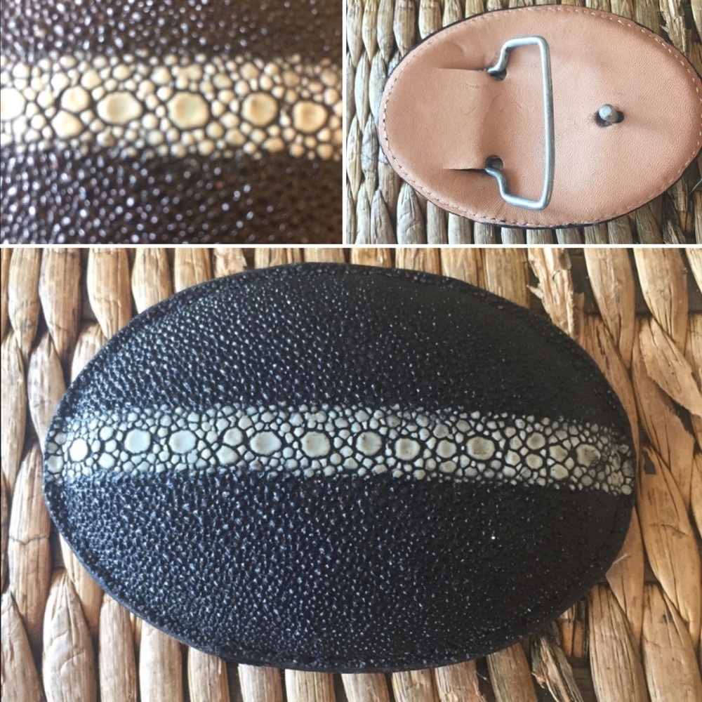 Shagreen Belt Buckle